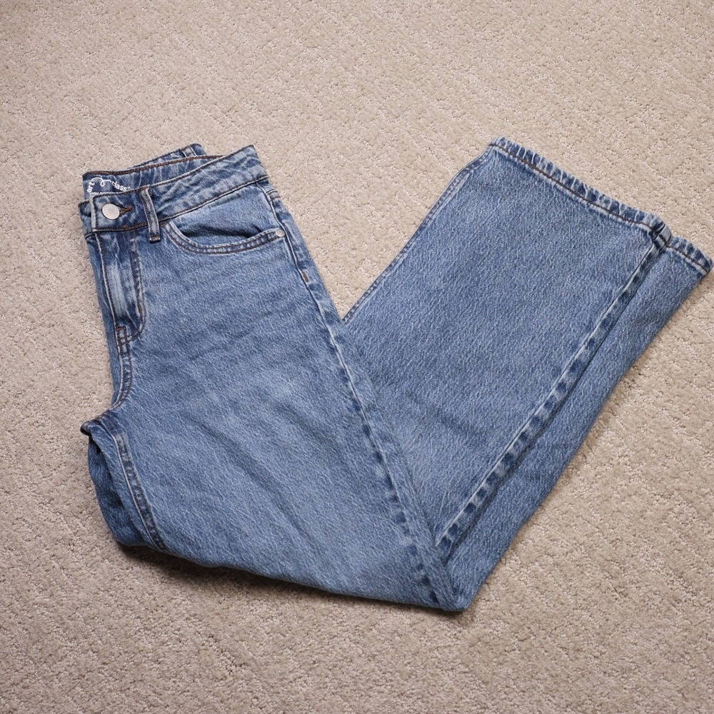 Art Class Kids Girls High Rise Straight Leg Jeans Blue Medium Wash Size 12